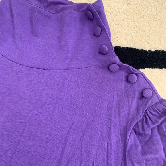 INC NWT Purple Turtleneck - Picture 4 of 8